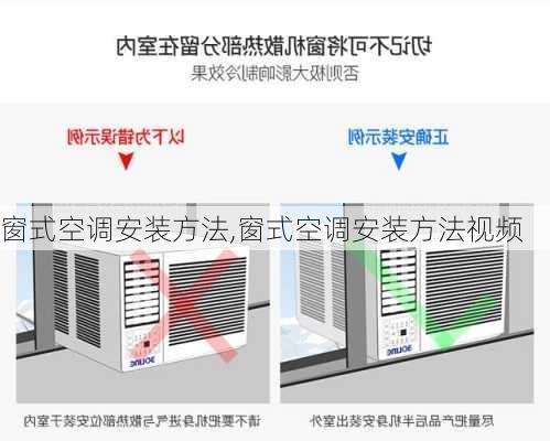 窗式空调安装方法,窗式空调安装方法视频